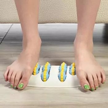 Массажный коврик, массажер, инструмент, 3D ролик шиацу, массажный ролик для ног, роликовое колесо, акупунктурная точка