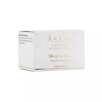 Массажный крем для лица с зародышами Пшеницы (50 г), Wheatgerm Facial Massage Cream, Aryan