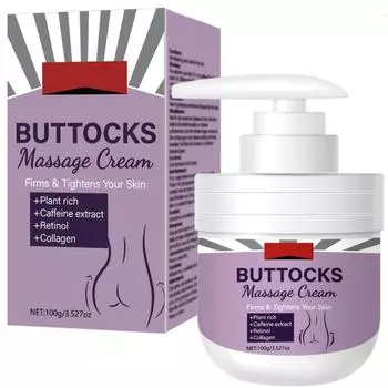 Массажный крем для ягодиц, укрепляющий увлажняющий лосьон для тела One Size белый