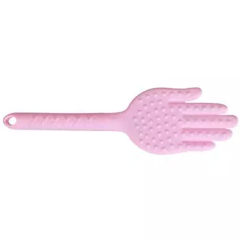 Массажный молоток похлопывающий эргономичный похлопывающий в форме ладони инструмент для массажа триггерных точек тела для плеча шеи ноги розовый