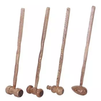 Массажный молоток в форме тыквы, деревянный массажер с крыльями, антицеллюлитный бытовой массажер E