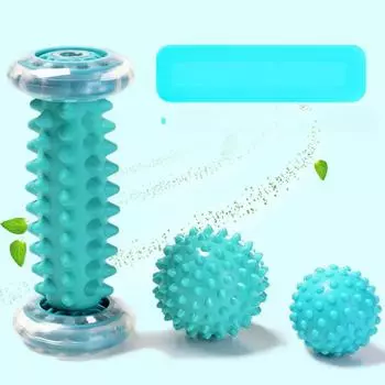 Массажный мяч для подошвы, фасциальный мяч, мышечная релаксация, фитнес, пирсинг, захват для рук, подошва, через мембранный шар One Roller