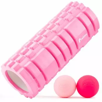 Массажный мяч Foam Roller Stretch Ball, мяч, который снимает скованность и усталость, был серьезно продуман спортивной специальностью Foam Roller розовый