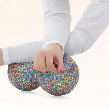 Массажный мяч ручной фасции фитнес-оборудование легкий йога массажер роликовый принадлежности для Black