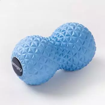 Массажный мяч с арахисом, мяч для лакросса. Роликовый массаж с арахисом для терапии точек опоры, расслабления мышц, болей в спине, йоги и улучшения осанки.