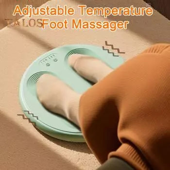 Массажный нагреватель для ног с вибрацией, быстрый нагрев, регулируемая температура, интеллектуальное выключение, низкий уровень шума, массажер для ног, нагреватель бежевый