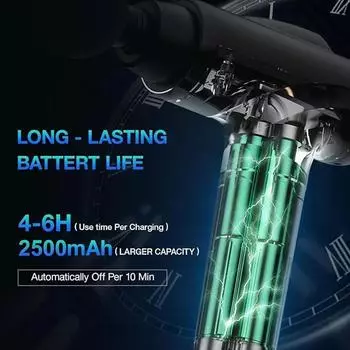 Массажный пистолет для глубоких тканей с 30 скоростями, профессиональный массажер для расслабления мышц для спортсменов, ручной массажер с 9 головками серый