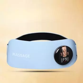 Массажный пояс, вибрационный подогрев, массажный инструмент для снятия боли в талии, для снятия усталости, пояс для талии и живота, бытовой пульс, теплый пояс, артефакт N9S небесно-голубой