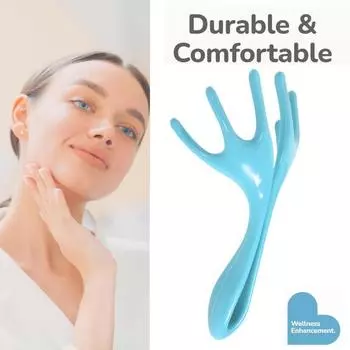 Массажный ролик для глубоких тканей, средство для удаления целлюлита на лице, плечах, руках, скульптурирующий массажный инструмент синий