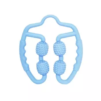 Массажный ролик для икр Массажный ролик для ног Ноги Бедра Жесткость Отек Товары Облегчение Лимфатический массажер (синий) синий