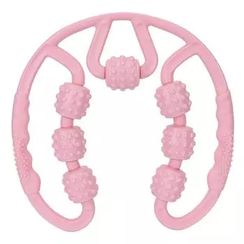 Массажный ролик для ног 7 колес, всесторонний массаж, снятие мышечной боли, ролики для ног для икр и бедер