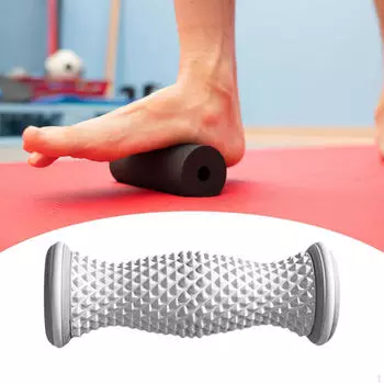 Массажный ролик для ног, глубокий массаж мышц и йога-упражнения, легкий инструмент, оборудование серый
