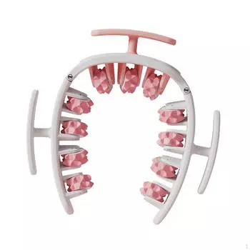 Массажный ролик для ног Point 11 Колеса для пловцов, физкультурников, танцоров после тренировки Упражнение Прочный White Pink