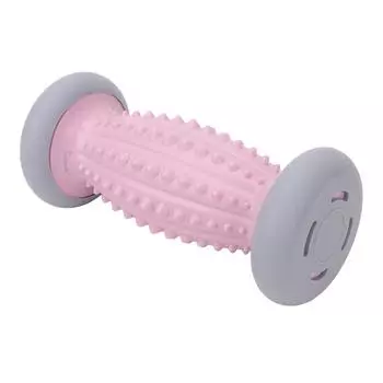 Массажный ролик для ног, расслабляющий мышцы, уменьшает дискомфорт, подошвенный фасциит, массажный инструмент для ног, рук розовый