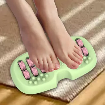 Массажный ролик для ног, рефлексотерапевтический инструмент для мужчин, женщин, подарков, мам, пап, стимулирует миофасциальный релиз зелёный