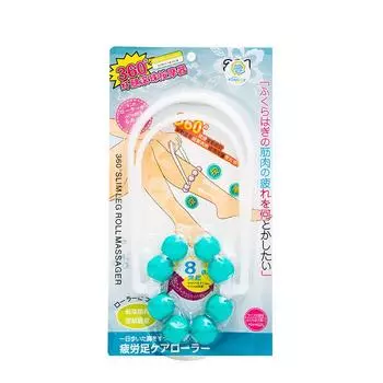 Массажный ролик для ног, сжигатель жира, массажер для ног, колесо для тела, расслабляющий массаж от целлюлита белый