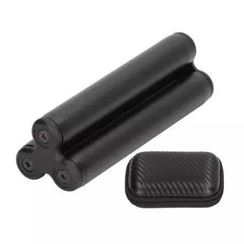 Массажный ролик для пальцев из алюминиевого сплава снимает стресс и беспокойство, ручная игрушка для декомпрессии, черный цвет чёрный