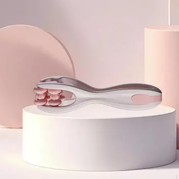 Массажный ролик для пальцев, ручные двойные роликовые инструменты для розовый