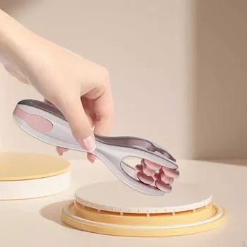 Массажный ролик для пальцев, ручные двойные ролики, роликовые инструменты для массажера розовый