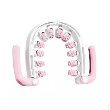 Массажный ролик для похудения ног, предназначенный для ручного использования на руках и плечах розовый