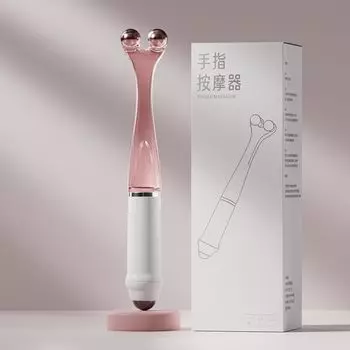 Массажный ролик для рук Массажер для рук Уход за пальцами Акупунктурные точки Массаж рук Уход за руками Устройство для релаксации розовый
