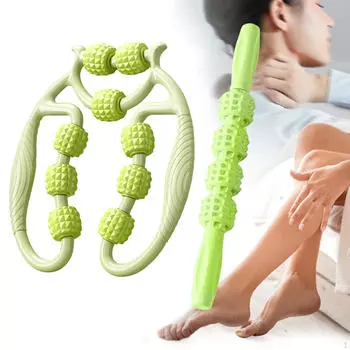 Массажный ролик для упражнений многофункциональный, инструмент для ног, круговой зажим для ног, для рук, бедер, спорта