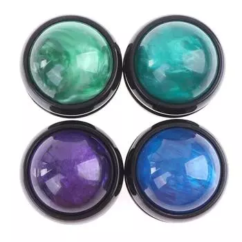 Массажный роликовый массажер для тела, терапия для ног, спины, талии, бедер, мышечный релаксант синий