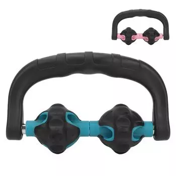 Массажный роликовый ручной триггерный точечный массажер для мышц тела и ног, глубокий массажер для тканей Green