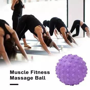 Массажный роликовый шарик с 3D массажными ударами, эргономичный массажер для снятия боли в ногах, физиотерапия, массажер для глубоких тканей розовый
