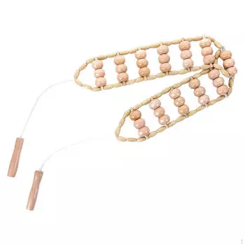 Массажный роликовый веревочный инструмент, дренаж, массажное дерево, деревянный инструмент, ручная прокатка, ремень для спины,