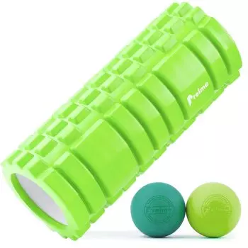 Массажный шарик Foam Roller Stretch Ball, мяч, который снимает скованность и серьезно разработан спортивной специальностью Foam Roller Trigger Point Myofascial зелёный