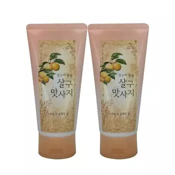 Массажный скраб и очищающая пена Debon Apricot 120 г, 2 шт.