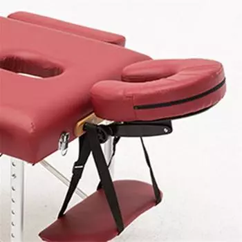 Массажный стол для спа, универсальный подголовник, подушка для лица, подушка для массажного стола 28.5x26.5x10cm чёрный