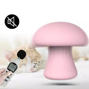 Массажный вибратор в форме гриба USB перезаряжаемый стимулятор точки G секс-игрушки для женщин вагинальные узкие упражнения Pink