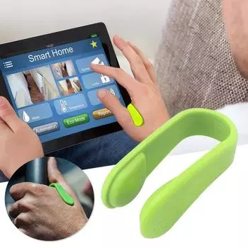 Массажный зажим для суставов пальцев, точка тигра, массажер для меридианов рук, точечный массаж для большого пальца, головная боль, кровообращение, снятие напряжения зелёный