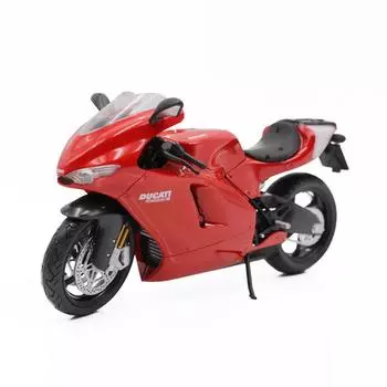 Масштаб 1/12 Democides RR Moto 2009 Racer Bike GP, модель мотоцикла, масштабная реплика, литые под давлением и миниатюрные игрушечные транспортные средства 1/12-Size:17.5*10*7.5cm красный