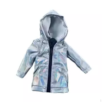 Масштаб 1/12 Фигурка Солнцезащитная Одежда Кукла Декор Аксессуары Одежда Игрушка для 6 Gray