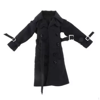 Масштаб 1/12 проволочный плащ модель фигурки ветровка куртка мужская фигурка для 6