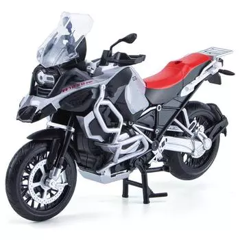 Масштаб 1/12 R1250 GS, литая под давлением модель мотоцикла, игрушка со звуком и светом для детей, коллекция подарков для мальчиков и девочек 1/12-18.5x12.2x7.5cm жёлтый