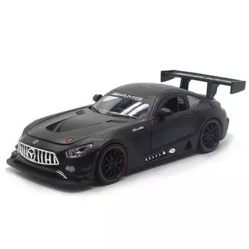 Масштаб 1/24 Benz AMG GT, литая под давлением модель автомобиля, игрушечный автомобиль с откатным механизмом, звуком и светом для детей, коллекция подарков для мальчиков и девочек 1/24-20x8.4x5.3cm красный