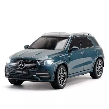 Масштаб 1/24 Benz GLE 350, модель автомобиля из сплава, световой и звуковой эффект, литой автомобиль, игрушки для мальчиков, подарок на день рождения, детские игрушки, коллекция автомобилей 1/24-Size:20.5*8.5*7.5cm синий