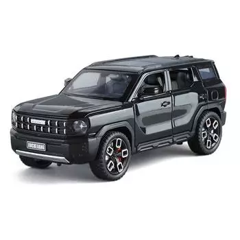 Масштаб 1/24 Haval X-DOG SUV литая модель автомобиля литые металлические внедорожники имитация модели автомобиля коллекция звуков и света детские подарки чёрный