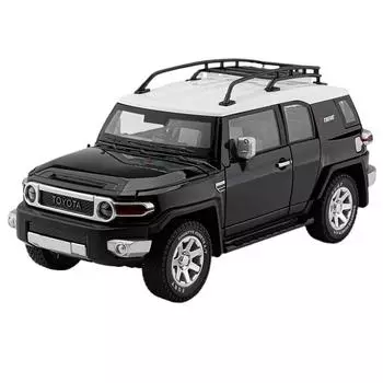 Масштаб 1/24 Toyota FJ Cruiser Off Road SUV литая модель автомобиля хобби коллекция празднование дня рождения подарок для парня звук и свет чёрный