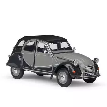Масштаб 1/24 WELLY модель автомобиля литой Dongfeng CITROEN 2CV 6 Charleston классический литой игрушечный автомобиль металлический игрушечный автомобиль для детей подарочная коллекция серый