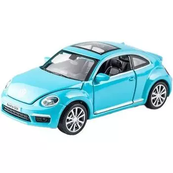 Масштаб 1/32 Beetle GSR, литая под давлением модель автомобиля из сплава, автомобиль с откатным механизмом со звуком и светом для детей, взрослых, подарочная коллекция 1/32-Size:15*7*5cm