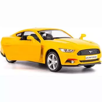 Масштаб 1/36 Mustang GT 2015, модель автомобиля для литья под давлением, игрушечный автомобиль из цинкового сплава для детей, транспортные средства с откатным механизмом, игрушечный автомобиль для малышей, подарок для мальчиков и девочек 1/36-12.5x5x3.5cm