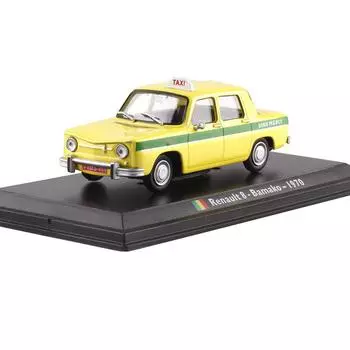 Масштаб 1/43 Renault 8-Bamako-1970, литая под давлением модель автомобиля, игрушечный автомобиль для детей, Подарочная коллекция для мальчиков и девочек 1/43-12.6x4x4 cm жёлтый