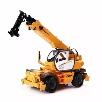 Масштаб 1/50, кран, модель автомобиля, детский автомобиль, игрушки 1/50-Size:15.5*10.5*8cm чёрный/жёлтый