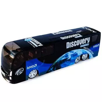 Масштаб 1/50, тур по Франции, IPCT Pro, велосипедные команды, автобус, литье под давлением и игрушечный транспорт, игрушечная модель автомобиля, реплики Rabobank, Quick Step, подарок 1/12-Size:20*5*5.5cm синий