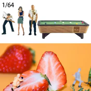 Масштаб 1/64 Фигурки людей из смолы, расписанные вручную коллекционные реквизиты для фильмов